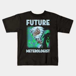 Cute & Funny Future Meteorologist Tornado Kids T-Shirt